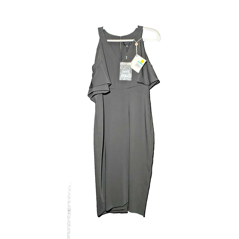 Hotel Particulier Women's Black Sleeveless Midi Dress Size L NWT